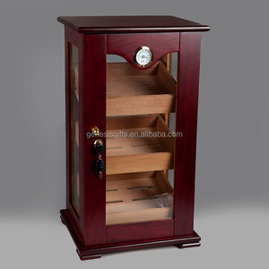 Custom logo Wooden Cigar Box, Lacquerware Craftsmanship, Portable Spanish Cedar and Classic Design, Made in China