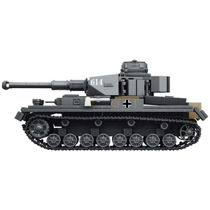 Tanque <span class=keywords><strong>Panzer</strong></span> <span class=keywords><strong>IV</strong></span>, Juguete de Bloques de Construcción DIY, Kit de Construcción Premium de ABS, Modelo de Vehículo Histórico para Niños y Entusiastas de Dioramas - Product Image 4