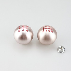 Titanium Burn Aluminum Shift Knob - Billet 10x1.25 Thread For Manual 6-Speed Shifter, Performance Style