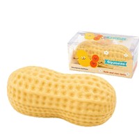 Jouet anti-stress en forme d'arachide mignon en TPR+PVC, bloc de construction souple, nouveauté, cadeau pour enfants, vente en gros
