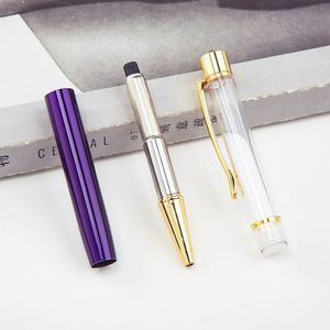 Diamond <b>Pen</b> Barrel Personalized Diy Oil <b>Refill</b> Ballpoint Tube With Top Crystal for Promotional Gift - Product Image 4