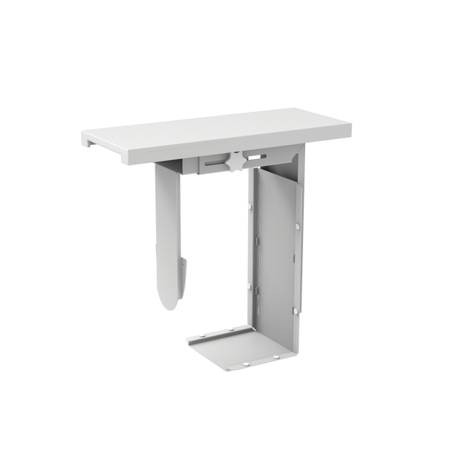 Professional Factory Steel Construction Height Adjustable Under-desk Gaming Cpu Holder Stock 5 Year Warranty