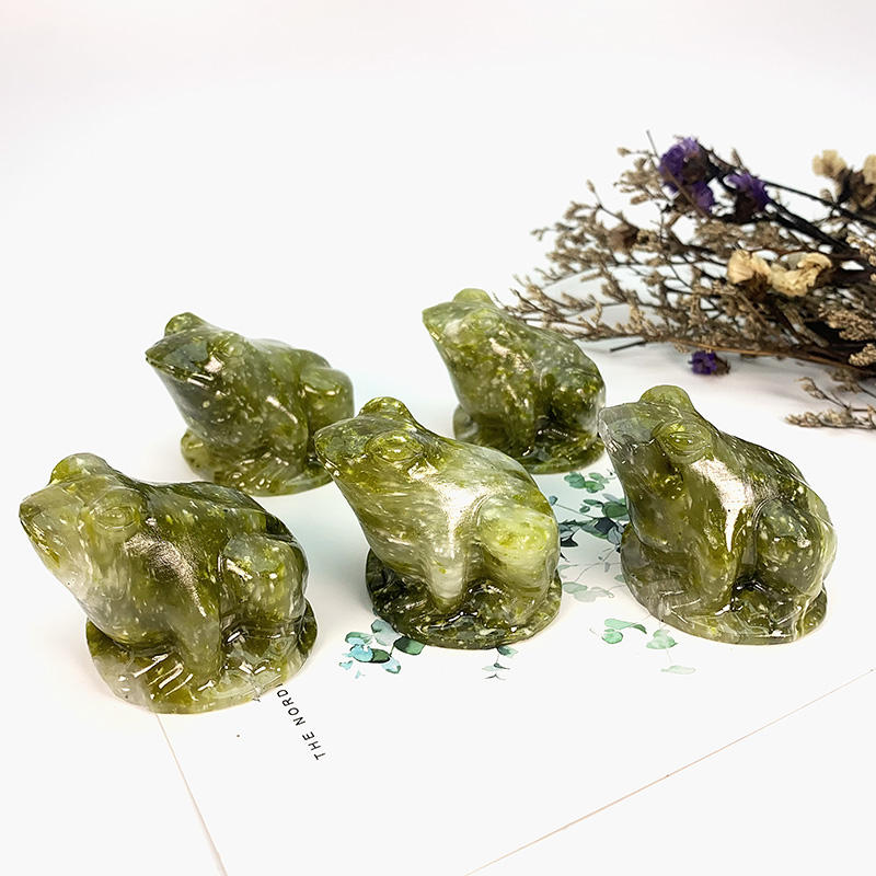 FIGURINE DE GRENOUILLE De Richesse, Sculpture De Grenouille à