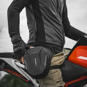 Motowolf - Bolsa de Pierna Rígida de EVA <span class=keywords><strong>para</strong></span> Hombre, Riñonera de Motocicleta con Bolsillo <span class=keywords><strong>para</strong></span> Teléfono, Riñonera <span class=keywords><strong>para</strong></span> <span class=keywords><strong>Bicicleta</strong></span> - Product Image 3