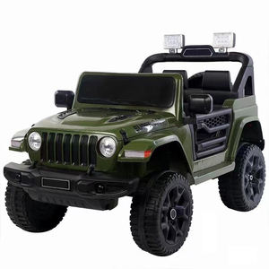 儿童电动车可坐四轮驱动越野车带音乐灯光遥控玩具车 - Product Image 2