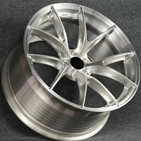 Jantes forgées concaves personnalisées VS-5RS, finition argent brossé, légères, pour voitures de course Corvette C6 C8 Z06 Corvette C7 Stingray Z51 ZR1