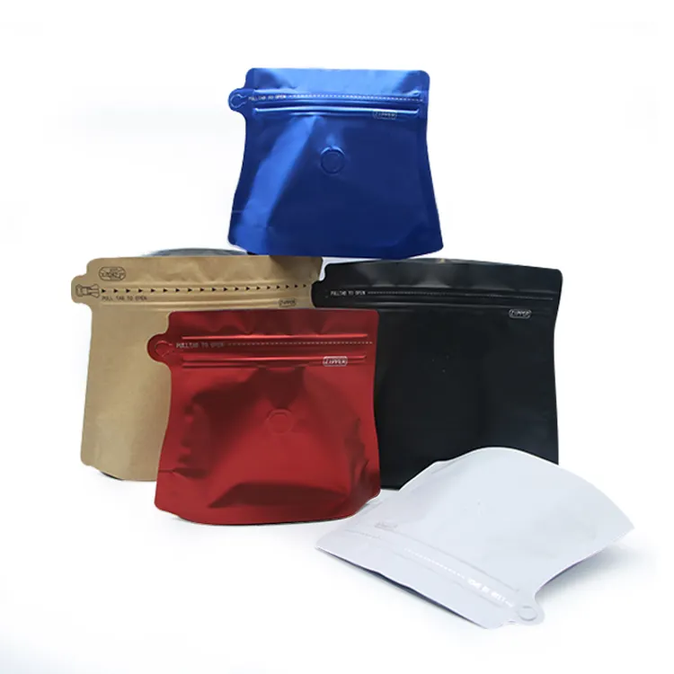 M-star — sac à café en feuille d'aluminium, emballages pour café, avec nœud à déchirer, moulu/rôti, emballage