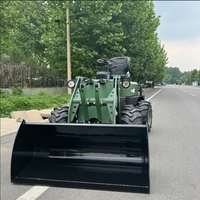 Caricatore Frontale Agricolo Articolato Compatto a Batteria con Certificazione CE |   Mini Pala Gommata Elettrica a Zero Emissioni 1 Anno 1200kg
