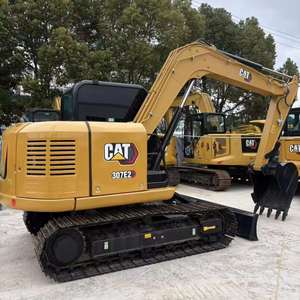 Mini-excavatrice CAT 307E2 d'origine de haute qualité, 7 tonnes, excavatrice hydraulique sur chenilles, équipement de construction à vendre - Product Image 1
