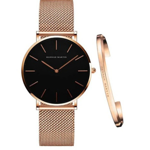 Hannah Martin CH36 <span class=keywords><strong>Orologi</strong></span> da Polso al Quarzo da <span class=keywords><strong>Donna</strong></span> Impermeabili di Lusso Originali per Signore Montre Femme Relojes Bracciale <span class=keywords><strong>Regalo</strong></span> - Product Image 6