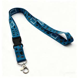 YUSEN1006 Factory Customized Quick Release Buckle <b>Polyester</b> Sublimation Smooth <b>Lanyard</b> With Buckle Adjustable - Product Image 2