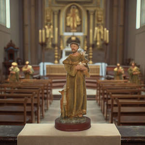 Estatuas Religiosas de Resina 3D Hechas a Mano de 8 Pulgadas, Duraderas, al por Mayor, Opciones OEM, Figura de Natividad Pintada de Anime Navideño, Sagrada - Product Image 1