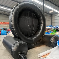 Cible de tir gonflable commerciale de football et de fléchettes 4x3x2.6M pour enfants et adultes