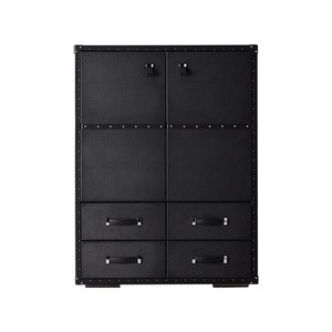 Armoire de designer nordique - Meuble à <span class=keywords><strong>vin</strong></span> en bois massif de luxe italien pour villa de luxe avec <span class=keywords><strong>casier</strong></span> en cuir - Product Image 6