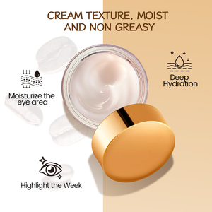 Crème pour les yeux à la caféine avec hyaluronate de sodium pour une hydratation profonde, un effet éclaircissant et anti-rides, non grasse, 10g - Product Image 2