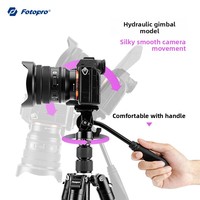 Tête de trépied en alliage d'aluminium FY830 – Détachable, portable et compacte pour la photographie et la vidéographie (Compatible)