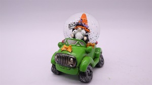 Precio de Fábrica, Lindos Regalos de Halloween, Bola de Cristal de Resina de 45 mm, Decoración Festiva, Globo de Nieve Pintado a Mano con Diseño de Bruja, Mago, Drácula - Product Image 3