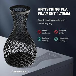 Filamento para Impresora 3D SUNLU APLA, 5 kg, 1.75 mm, 5 Rollos, Sin Hilo Flotante, 100% Libre de Burbujas, Acabado Mate, Precisión de 0.02 mm, 1 kg/Rollo - Product Image 2