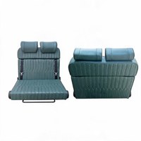 Siège banquette réversible OEM 2 places orientable vers l'avant et vers l'arrière pour conversion de fourgon Mercedes Sprinter Ford Transit