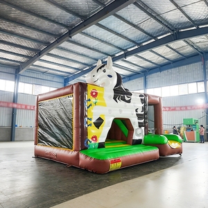Castillo Inflable Comercial con Tobogán para Niños, de PVC, para Juegos Infantiles, Casa de Brinco con Tobogán - Product Image 2