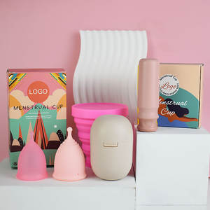 10色ISO13485100% 医療用シリコン月経カップセットレディピリオドカップ再利用可能な月経カップディスクバッグキット - Product Image 2
