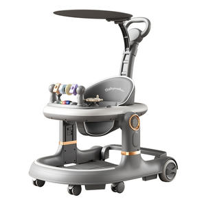 Bebek Yürüteci <span class=keywords><strong>2026</strong></span> Yeni Model Çok Fonksiyonlu 3'ü 1 Arada 6-18 Ay Anti-O-Bacak Anti Devrilme Plastik İtmeli Yürüteç 10KG Taşıma Kapasitesi - Product Image 2