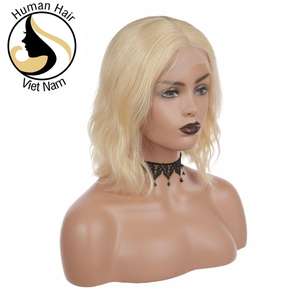 Perruque Full Lace Wig naturelle natuelles — ali queen Hair, perruques cheveux vierges, alignées à la cuticule, Lace transparente HD, couleur Blonde 613, cheveux humain vietnamien - Product Image 4