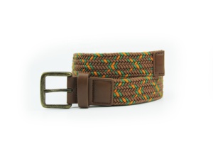 Cintura da Golf Elastica Personalizzata con Fibbia in Lega Argento, Marchio Personalizzato per Uomo e <span class=keywords><strong>Donna</strong></span>, Accessorio Sportivo Casual alla Moda - Product Image 3