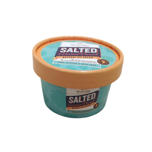 Gobelets en papier personnalisés avec logo imprimé, 6 oz et 16 oz, à paroi simple, écologiques, de qualité alimentaire, enduits de PE, imperméables, avec couvercles, <span class=keywords><strong>marron</strong></span> et blanc, pour crème glacée - Product Image 3