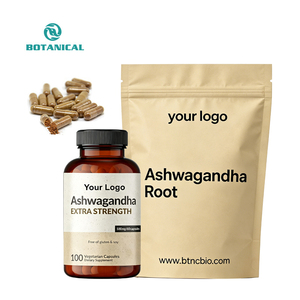 Cápsulas de <span class=keywords><strong>Ashwagandha</strong></span> de Marca Privada OEM, Extracto de Raíz, Alivio del Estrés, Empaque Personalizado, Venta al Por Mayor, <span class=keywords><strong>Suplemento</strong></span> Vegano - Product Image 3