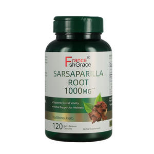 Suplemen Akar <span class=keywords><strong>Sarsaparilla</strong></span> Organik Non GMO Bebas Gluten Antioksidan dan Pendukung Imunitas 1000mg Suplemen Akar <span class=keywords><strong>Sarsaparilla</strong></span> - Product Image 1