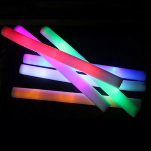 2025 Customized Logo Cheering 18 Inch Cheaper Led Glow Foam <b>Stick</b> for Party - Product Image 3