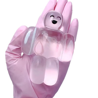 Squishy Transparenter Gelee-Roboter Quetschspielzeug Niedliches Superweiches Langsam Zurückfederndes Wassersensitives Cartoon-Spielzeug