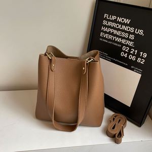 Customized Logo Autumn and Winter Retro Large Capacity Tote <b>Bag</b> <b>for</b> <b>Women</b> Multi-purpose Crossbody <b>Bag</b> Single-shoulder <b>Bucket</b> <b>Bag</b> - Product Image 6