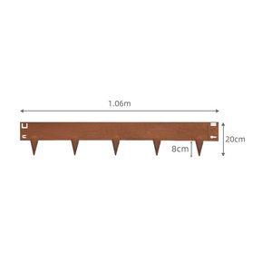 Bordatura per Giardino in Acciaio Corten Rosso Ruggine 2026, Spedizione Veloce, Facile Installazione, Dimensioni Personalizzabili per Esterni, Design Paesaggistico Moderno - Product Image 4