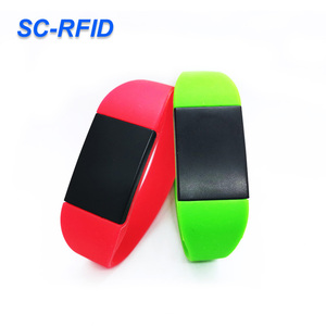 Không thấm nước Silicone dây đeo cổ tay thông minh <span class=keywords><strong>RFID</strong></span> NFC Vòng đeo tay với chip trả tiền cho các khách sạn thể thao sự kiện tần số 13.56MHz 125Khz - Product Image 4