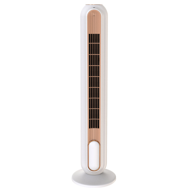 Electric Remote-Controlled Bladeless Tower Fan Oscillating Soft Wind Handle New Household Standing Floor Air Conditioning Fan