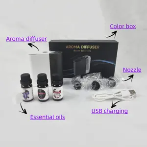 Fragrância portátil casa elétrica mini aromaterapia perfume sem fio óleo essencial carro aroma difusor máquina sem água