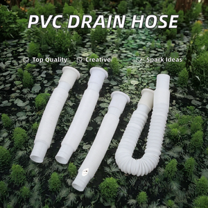 Manguera de Drenaje Flexible de PVC Duradera HG de 2-3 mm de Espesor, Compatible con Salidas de 1'', 1-1/8'' o 1-1/4'', 1-2 m/Largo Personalizado para Baño - Product Image 2