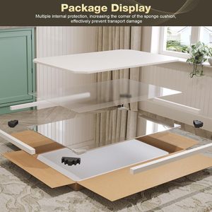 Miroir sans cadre Brightify 24x36 pouces pour salle de bain, miroir mural rectangulaire en verre trempé au-dessus de l'évier, design moderne - Product Image 6