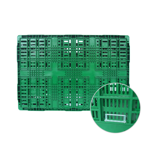 Heavy Duty Stackable Foldable Box Storage Basket Turnover Folding Collapsible Pallet Box Plastic Crate