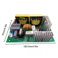 Module d'alimentation pour machine de nettoyage ultrasonique 220V, carte de circuit d'oscillateur transducteur 40kHz 120W