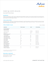 Polyéthylène haute densité vierge HDPE B5429, qualité moulage par soufflage, matière première, qualité alimentaire, résistance chimique pour fûts