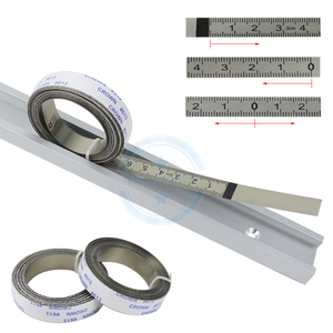 Escala adhesiva de acero inoxidable con regla de placa adhesiva, regla mecánica autoadhesiva que se puede pegar a la mesa de trabajo - Product Image 1