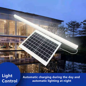 핫 세일 중국 전문가 50W-200W IP65 알루미늄 + PC 야외 센서 LED 태양열 튜브 조명 - Product Image 6