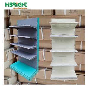 מדף מתכת חד-צדדי בעל 6 מדפים, מדפים מלאים, לעומס קל, רוחב 1000 מ\\\"מ, מתאים לחנויות מכולת וחנויות נוחות - Product Image 6