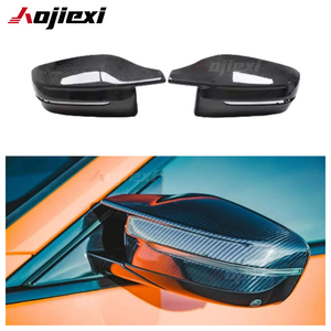 Cubierta de Espejo Lateral de Fibra de Carbono G8x para BMW G20 G22 G26 G30 G11 G14 G16 M340i M440i 2019+, Reemplazo de la Tapa del Espejo Lateral, Kit de Carrocería - Product Image 1