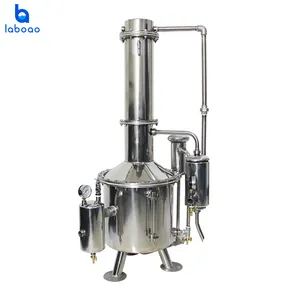 Laboao alta pureza 400L grande destilador de água destilação dupla com aquecimento a vapor