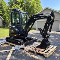 Miniexcavadora Hidráulica XT25U, Fuerza de Excavación de 20KN, Motor Yanmar, Excavadora Compacta para Trabajos Agrícolas, Excavadora Pequeña en Venta