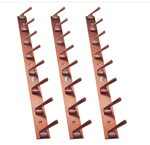 Premium 8 Pin Stainless Steel Cloth <b>Hook</b> SS202 Heavy Duty Wall Door Mount Rust Resistant <b>Towel</b> Hanger for Home - Product Image 3